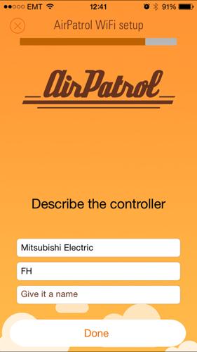 AirPatrol WiFi Setup 3 Information In the last step you are asked to