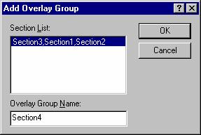 13. Map 3. The Add Section dialog box appears. 4. Enter a section name in Section Name.