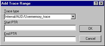 16. Test Support Facility To remove a trace range 1. Click on the Remove button on the Edit Test Trace Ranges dialog box. The trace range selected in the Trace ranges list will be deleted.