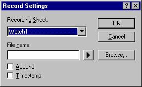 The Update Interval Setting dialog box opens. 3. Specify an update interval in 10-ms units for Interval. The default value is 100 ms. The valid range of values depends on the debugger in use. 4.