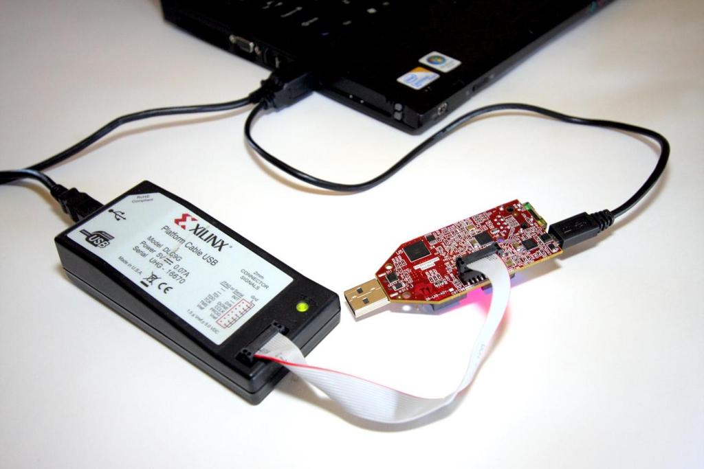 Configuration and Programming using Xilinx impact and Platform Cable USB Using a Xilinx USB JTAG Platform Cable and Xilinx s impact programming tool, the FPGA can be configured directly, as well as