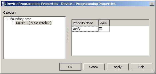27. Finally, Click OK to accept default programming properties. Figure 38 Accept Default Programming Properties 28.