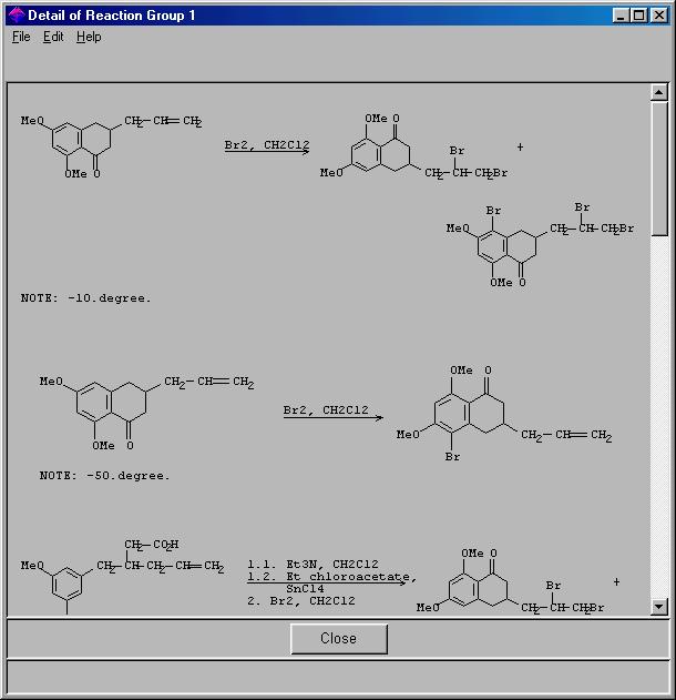 Chapter 6 Exploring by Reaction 6-7 Viewing Additional Hit Reactions When additional hit reactions exist in a document, they can be viewed by clicking the microscope icon next to the answer.