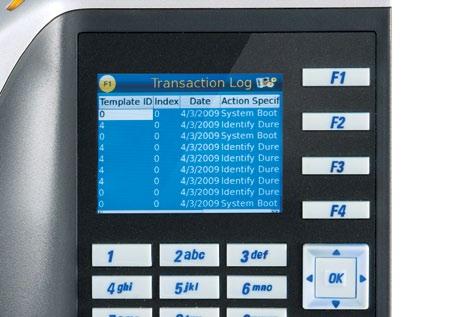 Easy to navigate full color LCD screen Intuitive on-device enrollment Manage all device settings, controls and templates right at the device.