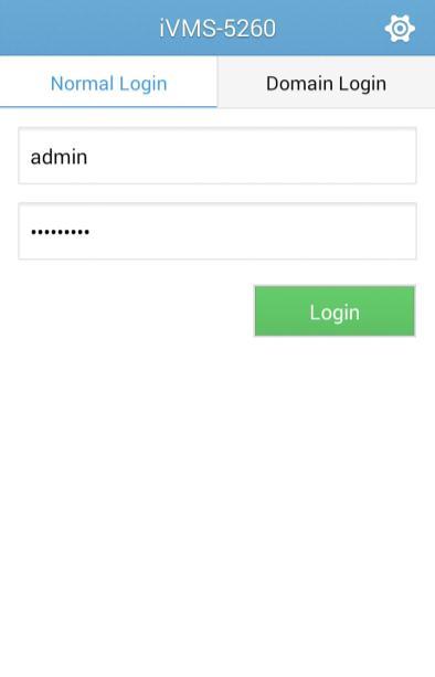 Chapter 3 Running the ivms-5260 3.1 Configuring the Server Address Purpose: After you open the Mobile Client, the login interface appears by default.