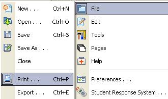 Previous/Next Page Click to navigate backward or forward through already created pages in Workspace.