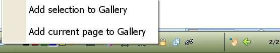 Gallery Tabs Gallery Tab Content Favorites Advanced Search Description Shows a folder-oriented display of categories. Just above folder windows there is breadcrumb trail navigation for the Gallery.