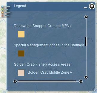 Example image for the Managed Areas map service.