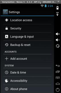 Android Settings 2.