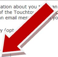 Forward all email sent to your Touchtown email address