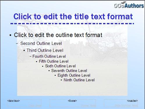 Choosing and applying the background Caution OOo offers the option to insert a picture as a link to the file rather than embedding it in the document.