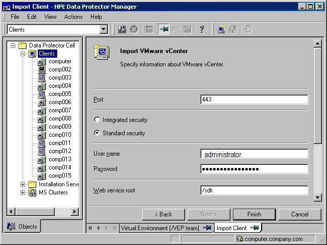 Chapter 20: Troubleshooting Remote installation of VMware Granular Recovery Extension Web Plug-In ends unexpectedly Problem The remote installation of VMware Granular Recovery Extension Web Plug-In