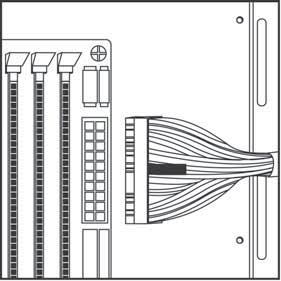 4 or 8 pin ports) 4-PIN peripheral - Total 2 connectors Serial ATA (SATA) - Total 4 connectors Floppy drive 8-PIN (6+2) PCI-E Total 2 connectors Internal IDE drives Internal SATA drives 3.