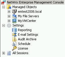 Configuring Product NetWrix VMware Change Reporter This section explains how you can configure the product using the NetWrix Management Console (hereafter Management Console).