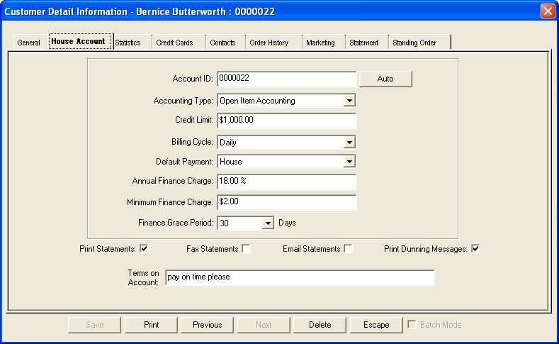 Statements 18 7 Figure 18-3: Selecting a Customer s Preferred Billing Method At the bottom of the window, check any of these options for the customer.