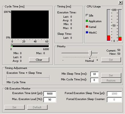 Operating the Controller 5.6 Using the Tuning Panel 5.6 Using the Tuning Panel Tuning panel (CPU menu) The tuning panel is designed for adjusting the parameters and verifying the performance of WinLC.