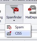 3.3 CISS Queue When using the CISS filter, the sender receives an e-mail which must be acknowledged, so that his/her mail to the REDDOXX user can be sent.