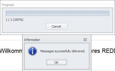 Deliver message: By selecting this action, the mail