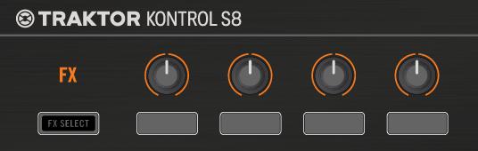 Hardware Reference The FX Unit The Left FX Unit By default, FX Units 1 and 2 are always active. Assign effects to any mixer channel via the respective channel's FX Assign buttons.