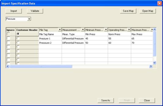 Open Vendor selection software Import Tool 3.