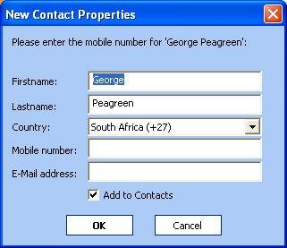 Check Contacts 2. Click the Skip button. 3. The recipient is removed from the list. To skip all recipients that have no mobile number: 1. Click the Skip All button.