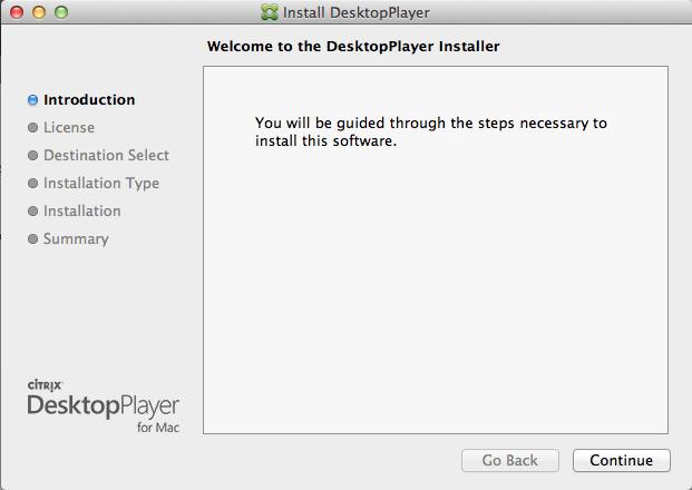 In the Installation Wizard, use the default settings.