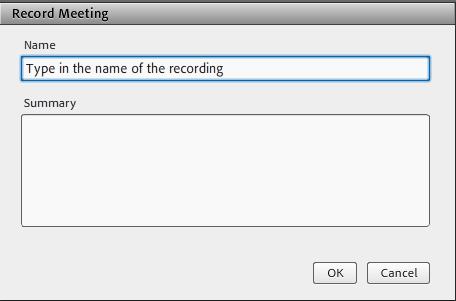 4 RECORD MEETING Select meeting menu