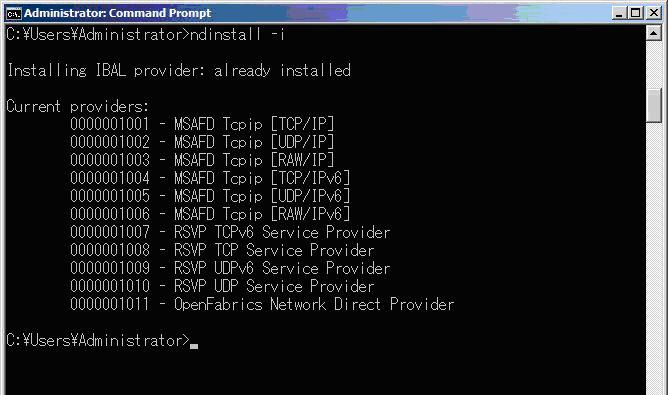 Windows Installation Installation of WinOF 16. In order to check if 'Network Direct' is enabled properly, execute the same command again.