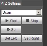 Steps to scan are: Figure 3-4 Step 1. Click on Set button, display icon. Step 2. Move via direction key to select left, click on Set Left to set left border of camera Step 3.