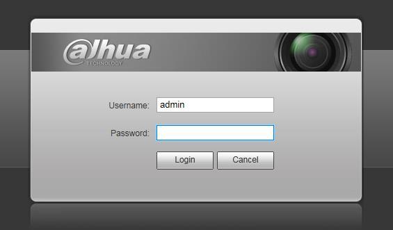 After successful connection, the login interface is shown as in Figure 1-3; input your user name