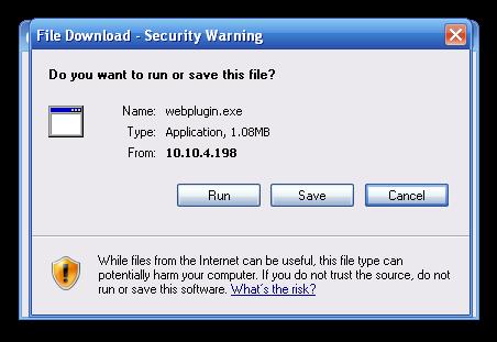 The system pops up warning information to
