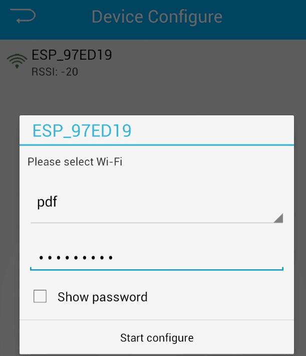 2. Usage Guide (5) After entering router SSID and password, the ESP8266 device will connect to the router, which will signal the end of the App configuration. Figure 2-6.