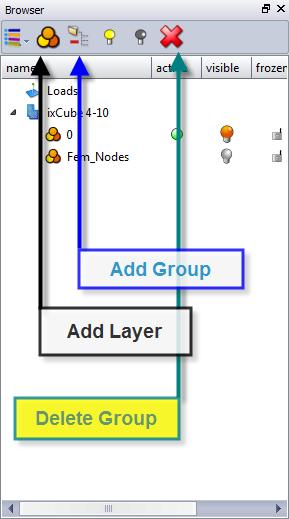 Layers and Groups Like any CAD program the system has the concept of layers to group common entities.