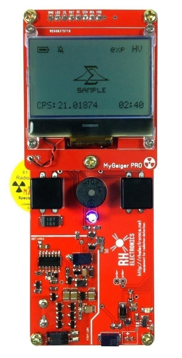 Average CPS counter without fixed timer: This mode is intended for use with external scintillation probes or if a CPS measurement is required without a fixed time reference.