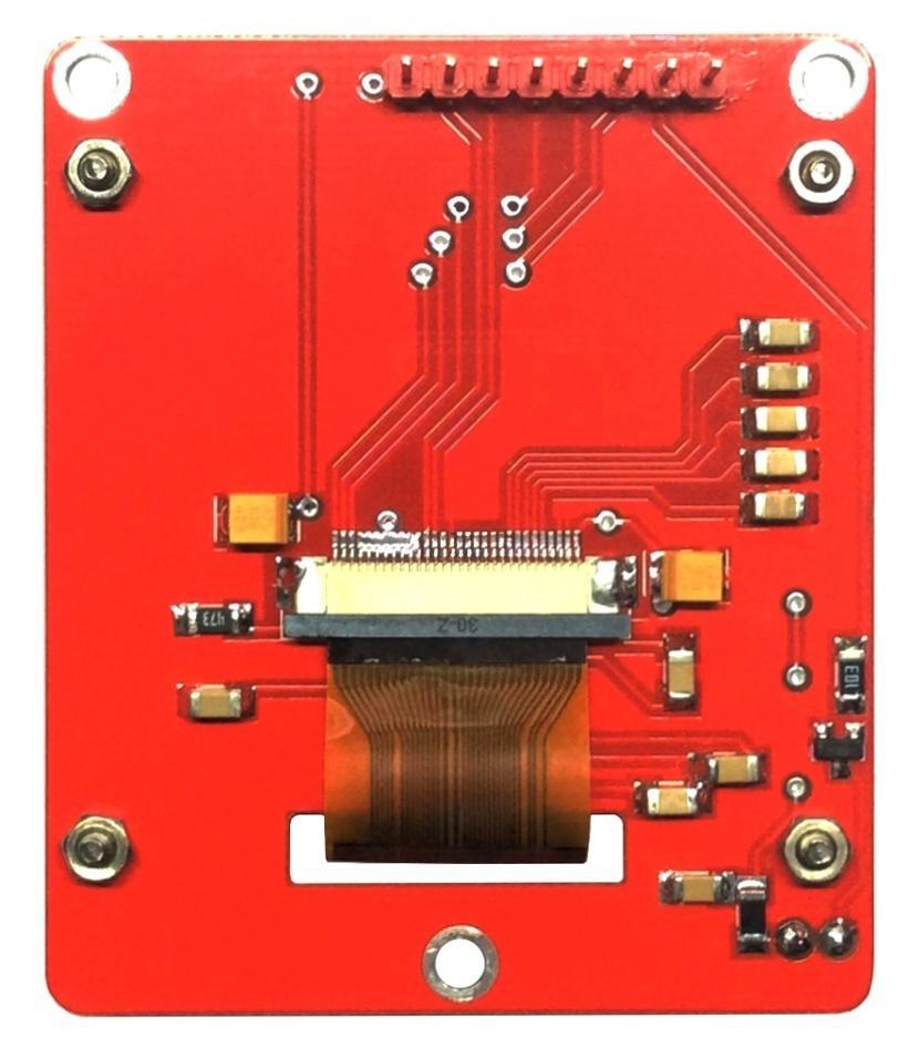 LCD Shield: MyGeiger 3.00 PRO has 128x64 high quality dot-matrix LCD with blue backlight installed on an LCD shield board. Install the shield with 3 screws into the 8-pin socket.