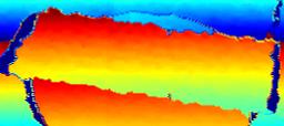 image using jet colormap (red = near, blue = far) Depth