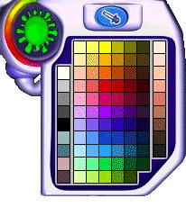 Using The Color Picker and Eye Dropper Grays Regular Colors Skin Tones Color Splotch Eye Dropper Many Kid Pix art tools use the color you choose from the Color Picker.