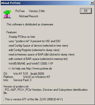 PciTree Software Requirement PciTree Bus Viewer Free download