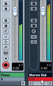 This helps us get a preliminary balance of the mix so we can add EQ and effects later. 1. Select the Mixer from the Devices menu. The default key command for this is [F3]. 2.