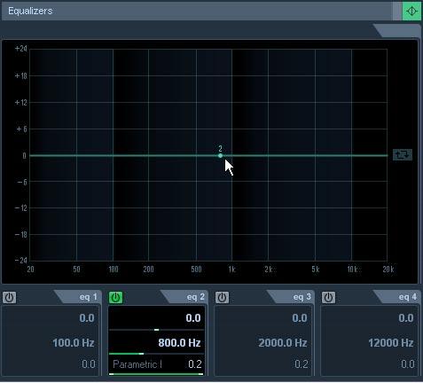 If you hold down [Ctrl]/[Command], you can restrict the movement of the EQ to just up and down. USO RESTRITO 2. This will open the Channel Settings window, where you can e.g. make EQ settings.
