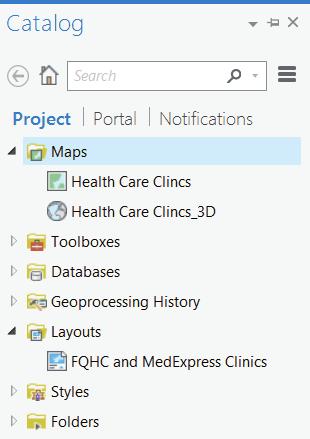 0 GIS for ArcGIS Pro : The ArcGIS platform. If the Catalog pane is not already open, click the View tab, click the arrow under the Project button, and click the Catalog pane. The Catalog pane opens.