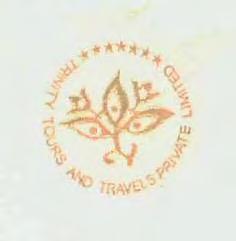 Trade Marks Journal No: 1796, 08/05/2017 Class 39 2780582 25/07/2014 TRINITY TOURS AND TRAVELS PVT LTD. OFFICE NO.