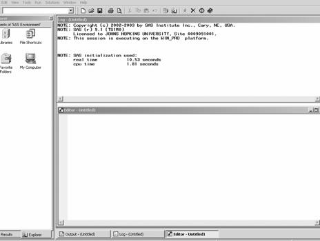 .. Using function keys (F1 - F12) 31 32 Entering and Executing SAS Code This demonstration illustrates entering SAS program code into the SAS Windowing