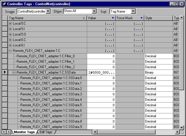 Double-click on the Controller Tags portion of your RSLogix 5000 project.