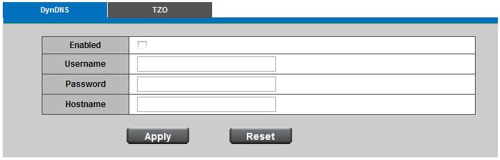 Click "Enable" to enable this function and enter an UPnP name which the camera will appear as on the intranet.