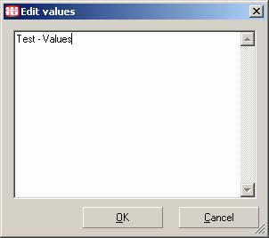 Create new values Simultaneously paste (Ctrl + V) a set of values (e.g. a list of countries) from an external source (txt file, Excel file, etc.