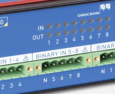 Due to its compact design, you can put additional binary I/O terminals wherever necessary.