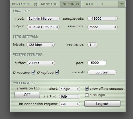3.5: Source-Connect Pro: Setting session parameters - Overview To modify your settings, select the Settings tab.