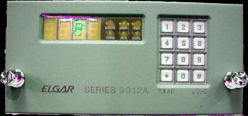 Quick Reference PIP9012A Keyboard Operation, Basic Figure 1 PIP9012A series keypad and display Voltage program Four number keys must be pressed, followed by the [#] key then [1] key.