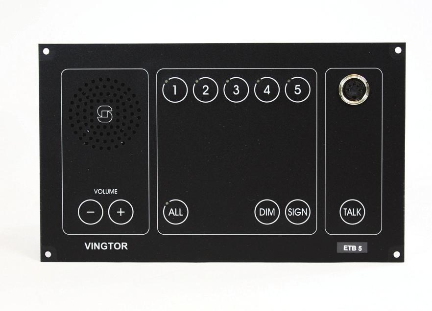 etb central Units 3005020022 etb-5 central panel mounted 5 lines, 24V Dc, 2a master station with 5 lines selection all call facility monitor-speaker / microphone connector for gooseneck or handheld